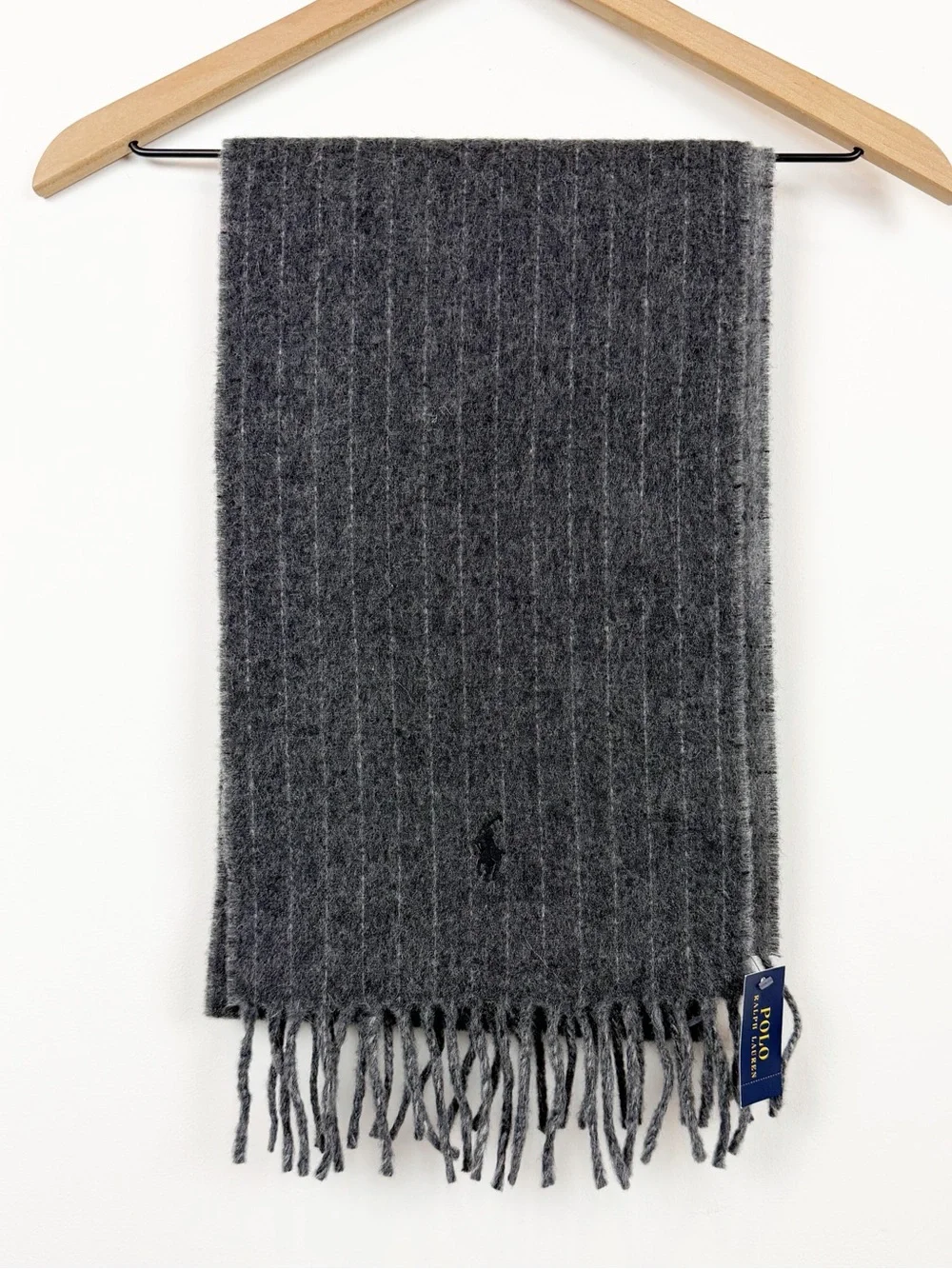 Polo Ralph Lauren NWT Wool Reversible Scarf